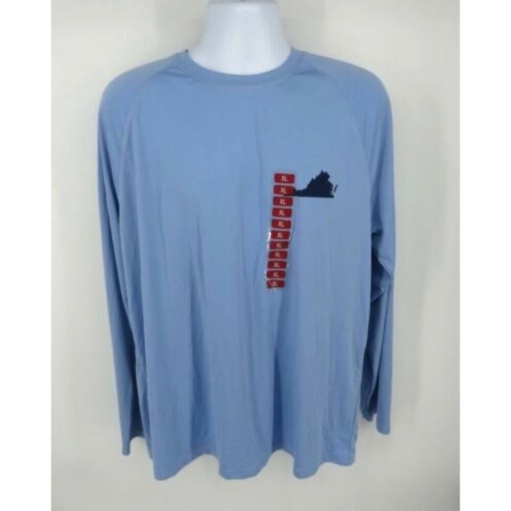 State Of Mine Men's XL Long Sleeve Shirt Virginia Light Blue NWT